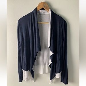 Elie Tahari blue cardigan small